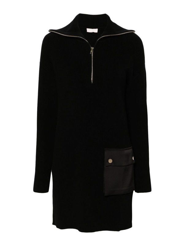 Liu Jo Robe Au Genou - Noir