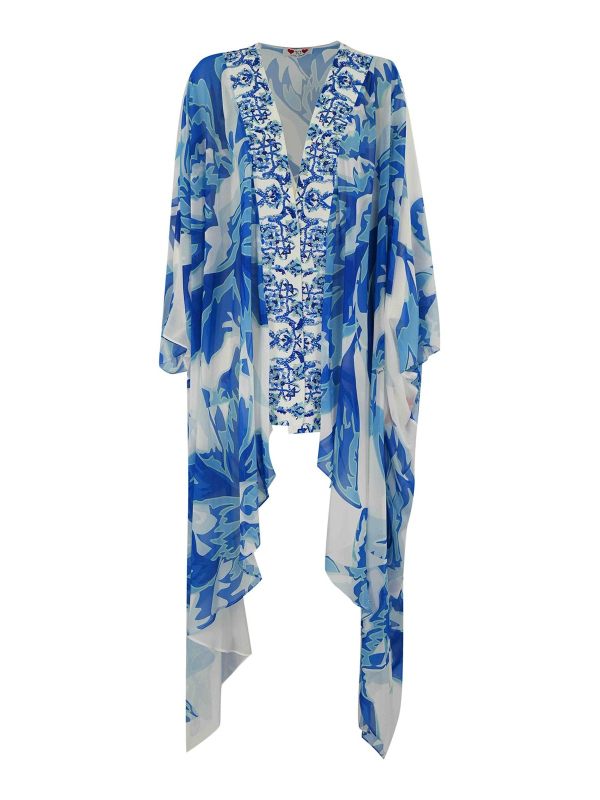 Love To Love By Gai Mattiolo Cape - Bleu