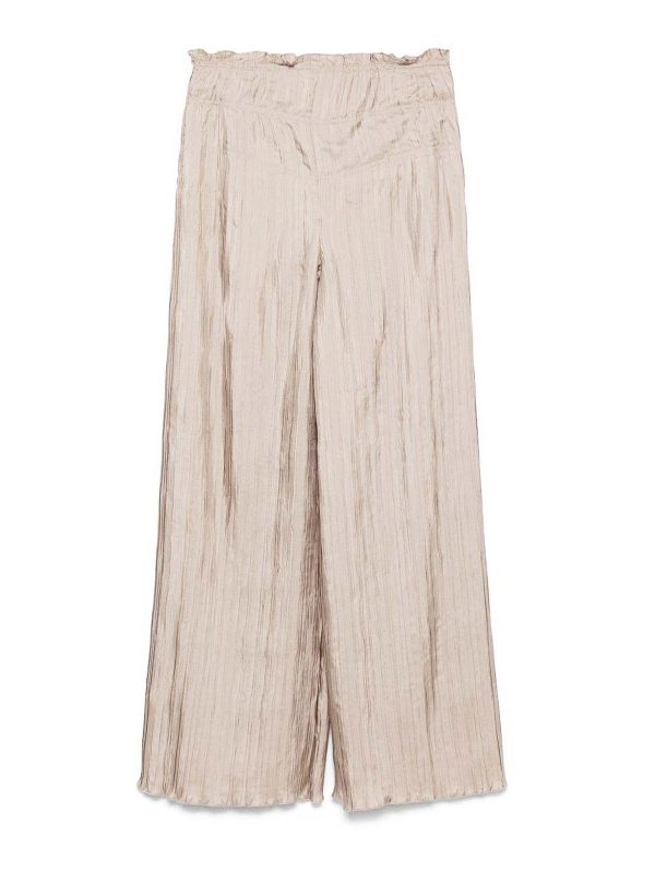 Alberta Ferretti Pantalons Décontractés - Beige