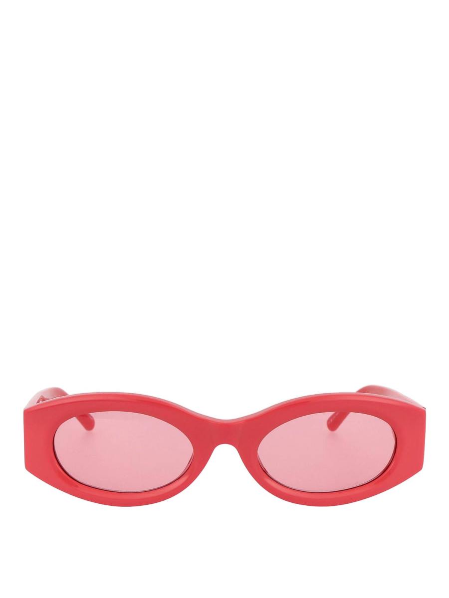 The Attico Lunettes De Soleil - Rouge