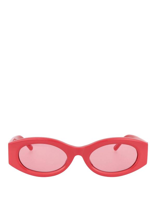 The Attico Lunettes De Soleil - Rouge