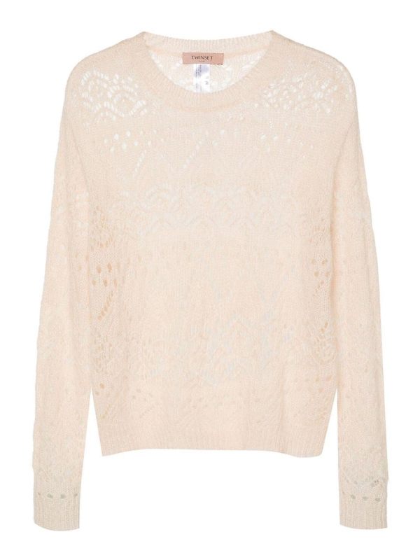 Twinset Pull Col Rond - Rose