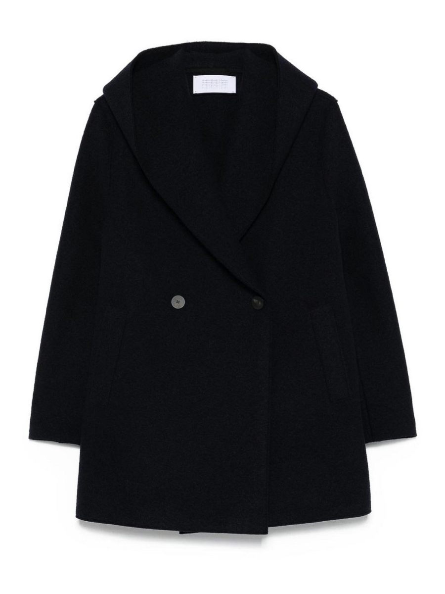 Harris Wharf London Manteau Court - Bleu