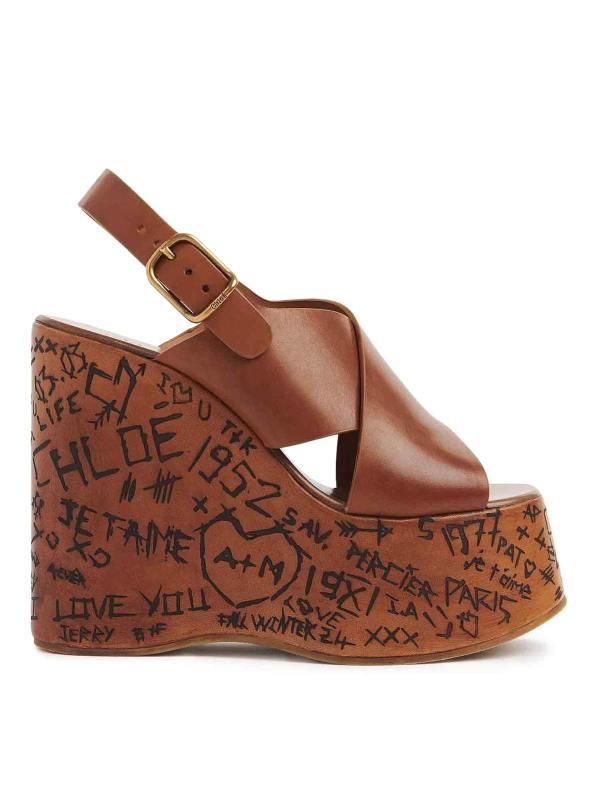 Chloe' Sandales - Marron