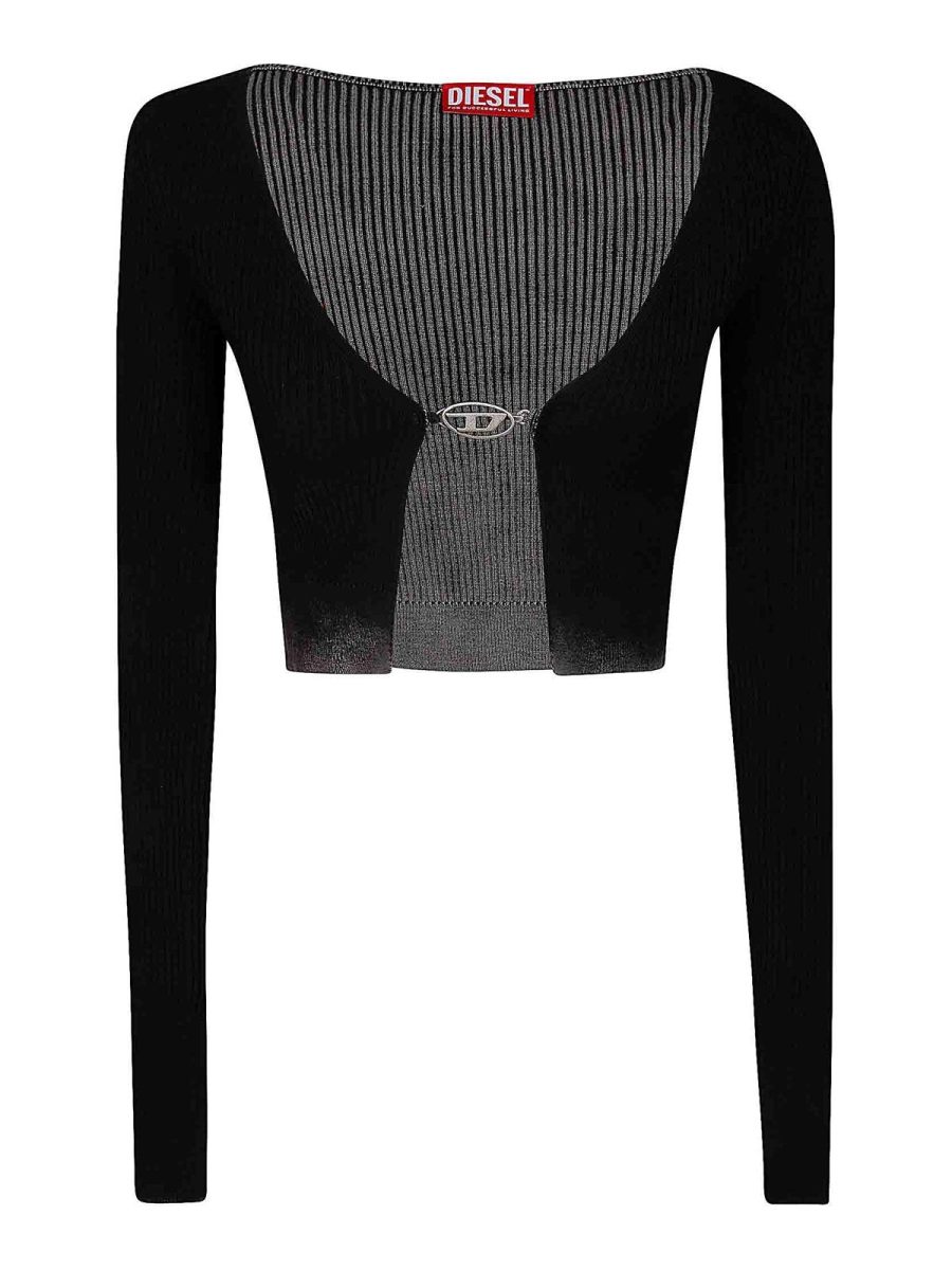 Diesel Pull Col Bateau - Noir