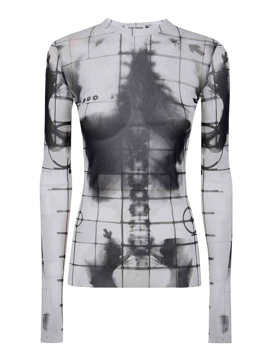 Jean Paul Gaultier Pull Col Rond - Blanc