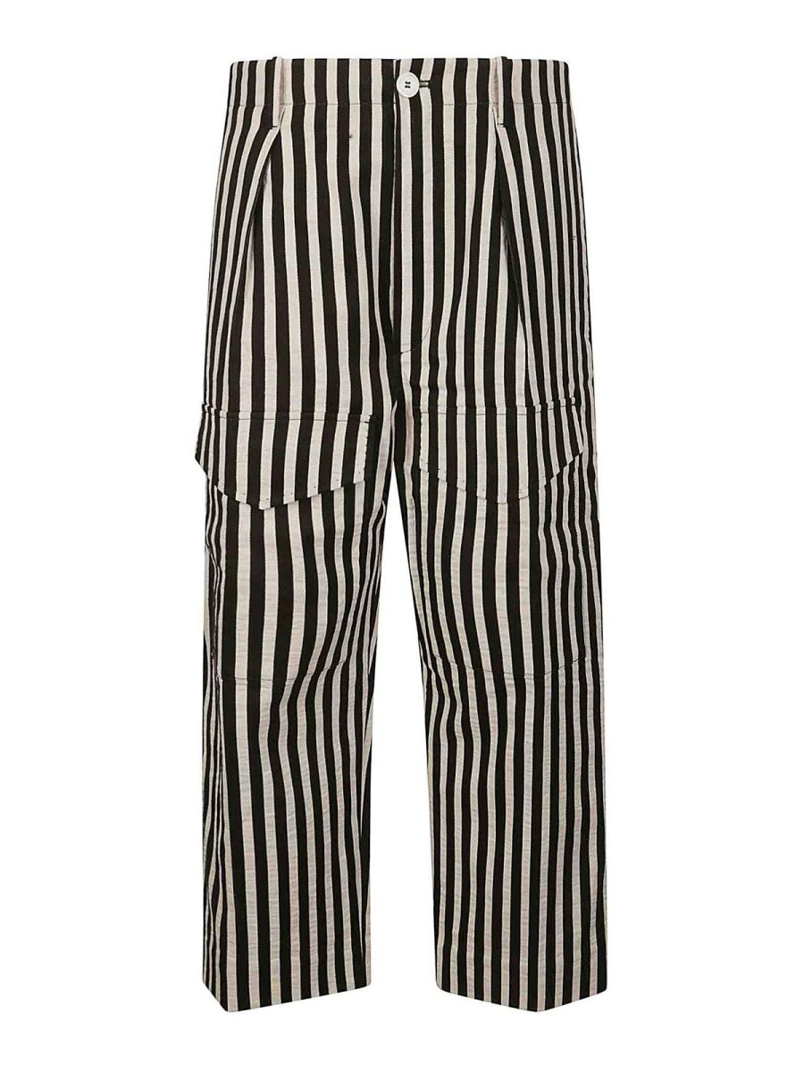 Setchu Pantalons Décontractés - Noir