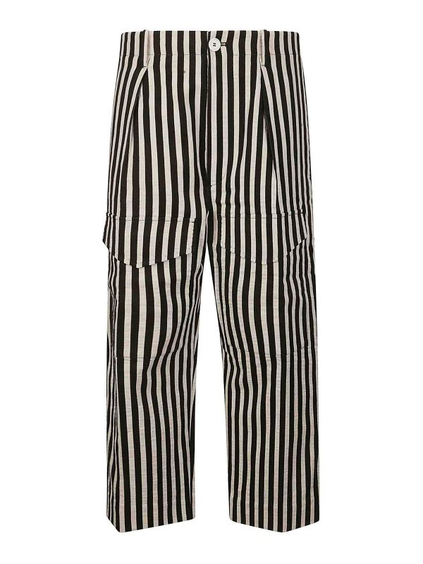Setchu Pantalons Décontractés - Noir