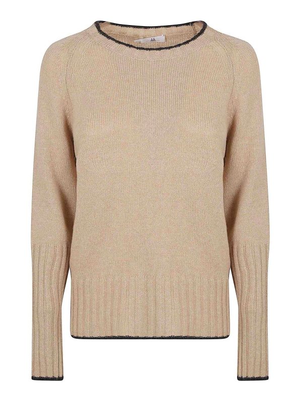 Eleven88 Pull Col Bateau - Camel