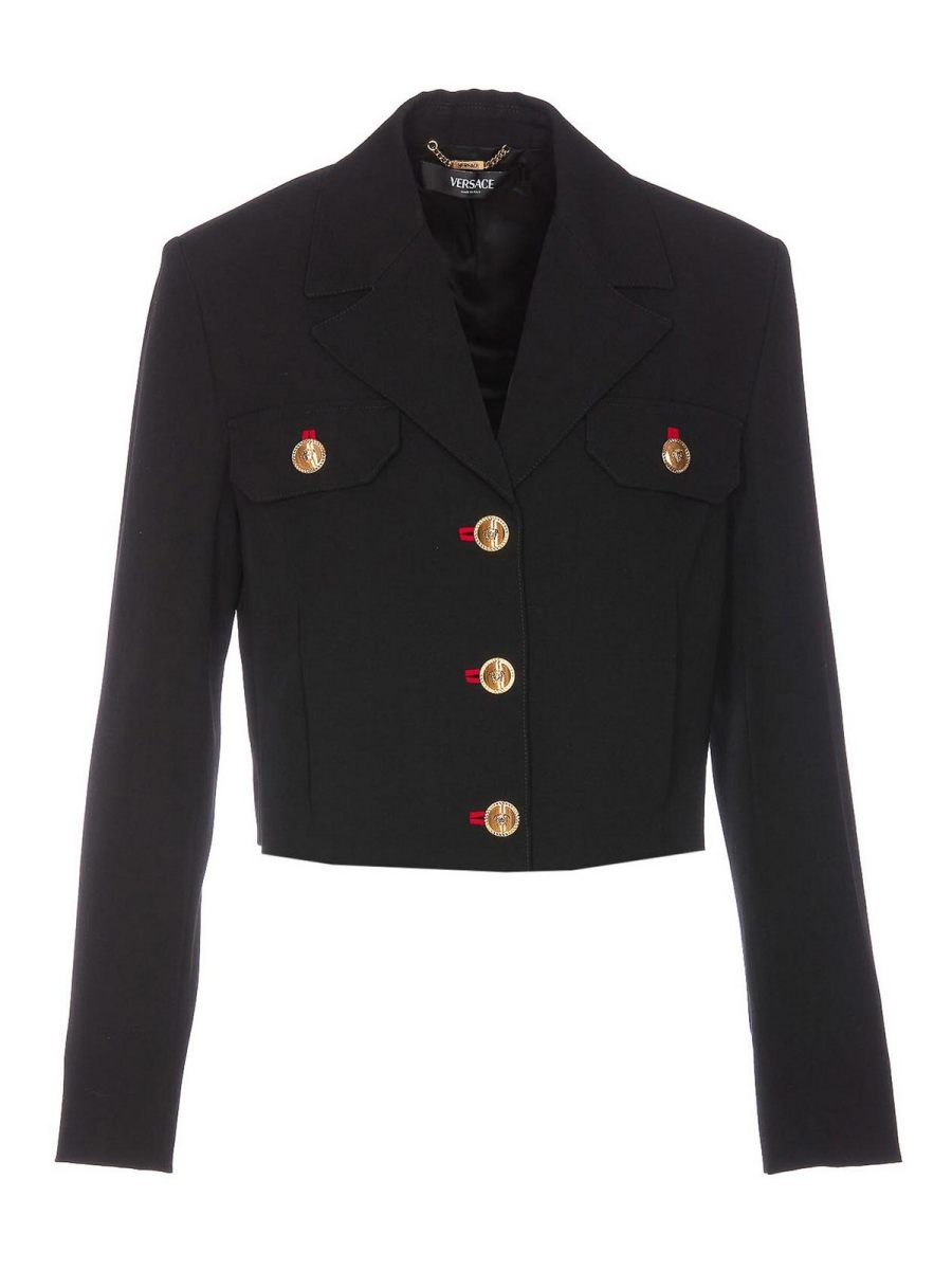 Versace Veste Casual - Noir