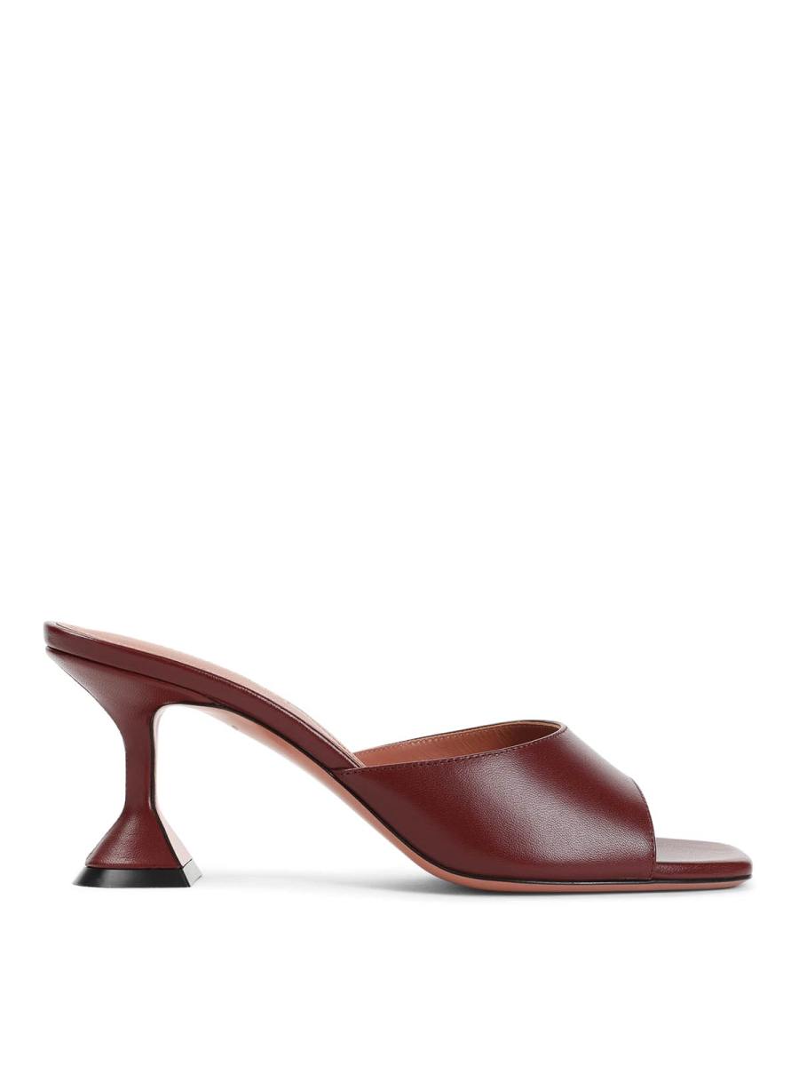 Amina Muaddi Mocassins - Rouge