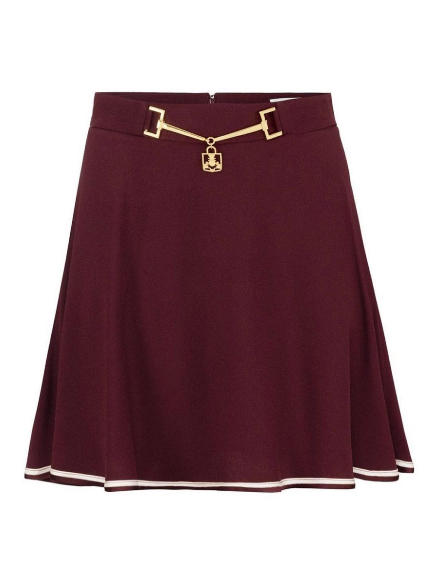 Elisabetta Franchi Robe Au Genou - Blanc