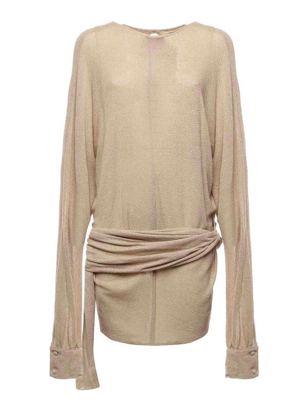 Nineminutes Robe Au Genou - Beige