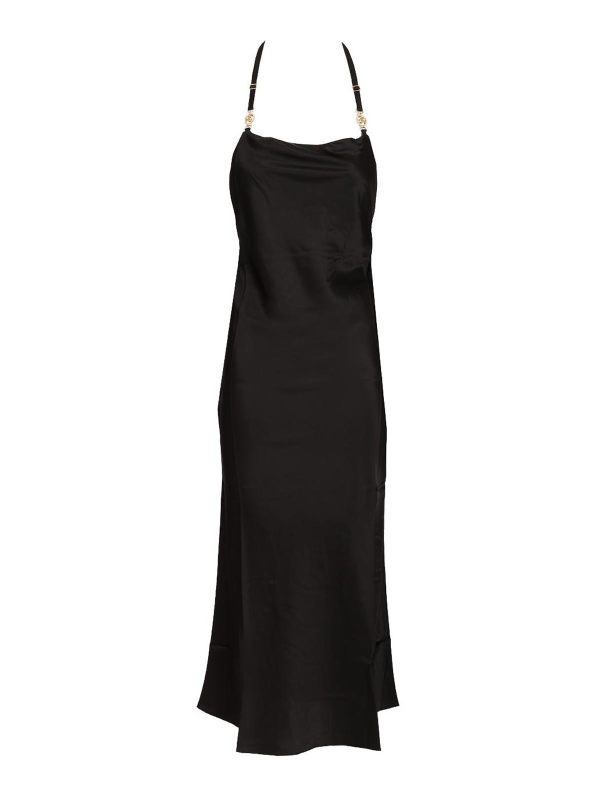 Marine Serre Maxi Robe - Noir