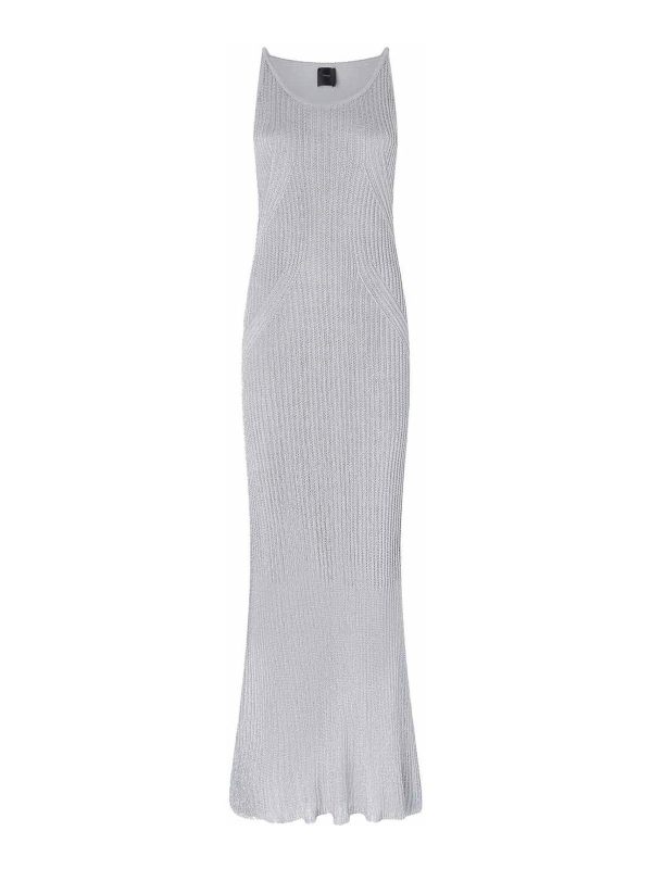 Pinko Maxi Robe - Argent