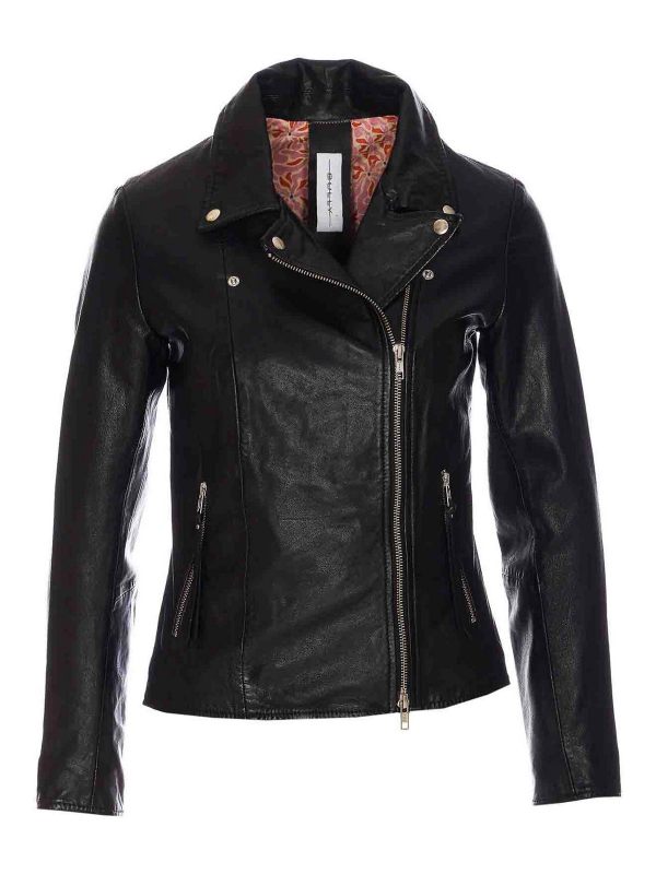 Bully Blouson En Cuir - Noir