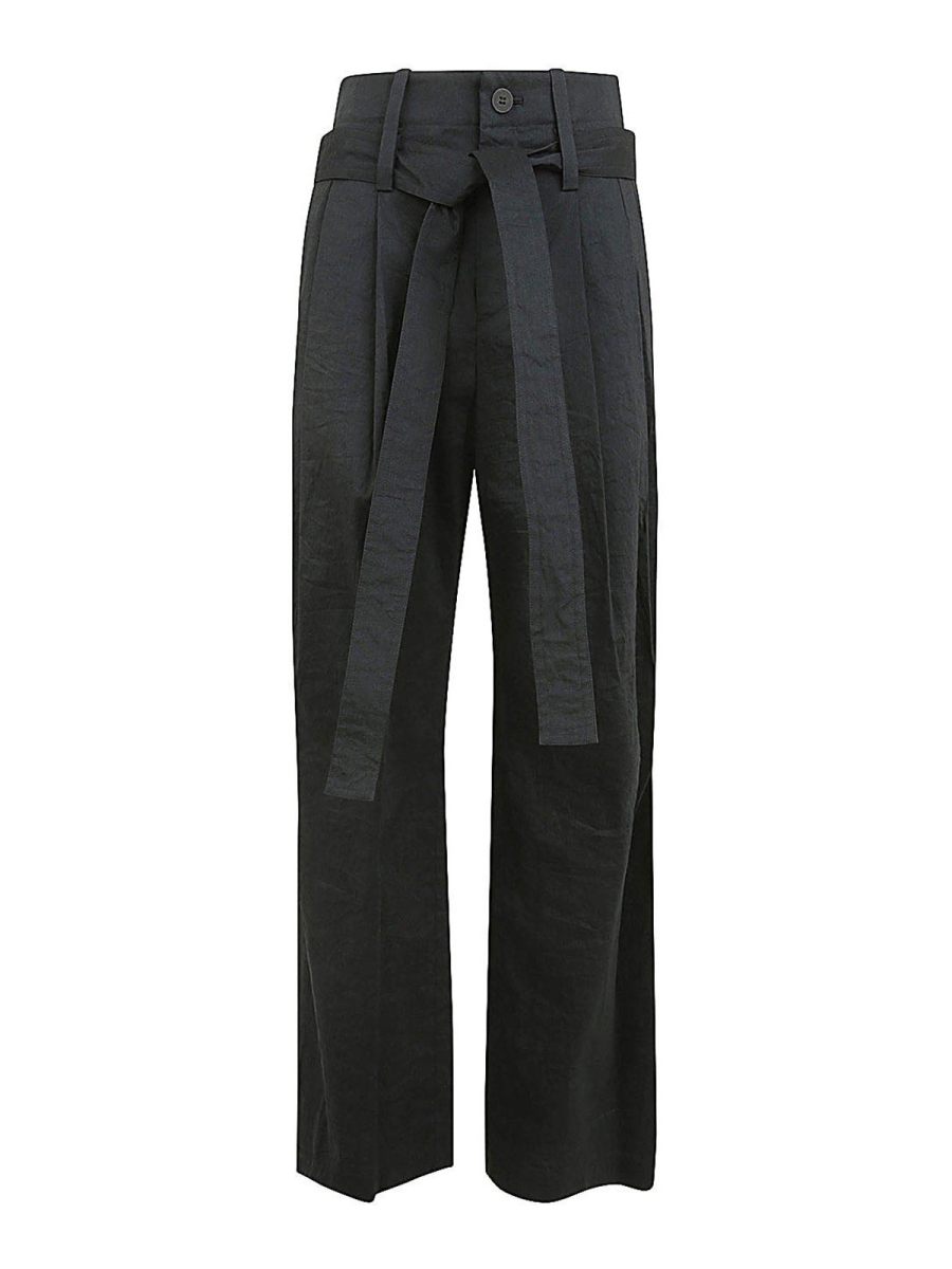Pleats Please Issey Miyake Pantalons Décontractés - Noir