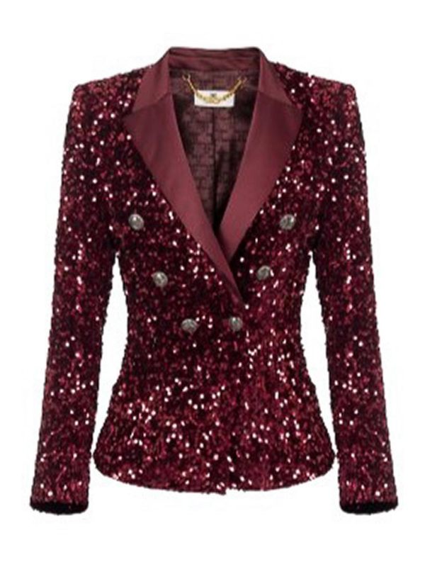 Elisabetta Franchi Veste Casual - Rouge