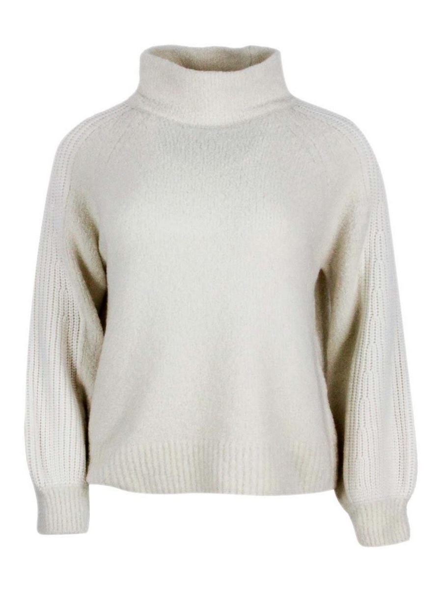Malo Pull Col Rond - Crème