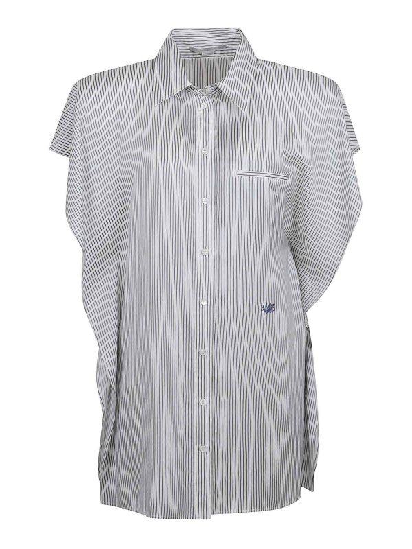 Stella Mccartney Robe Au Genou - Blanc