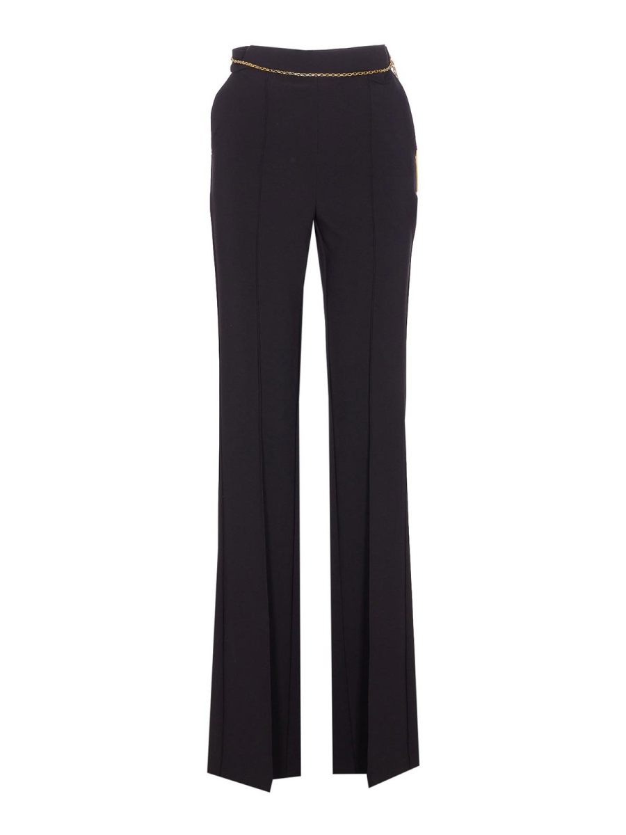 Elisabetta Franchi Pantalons Décontractés - Noir