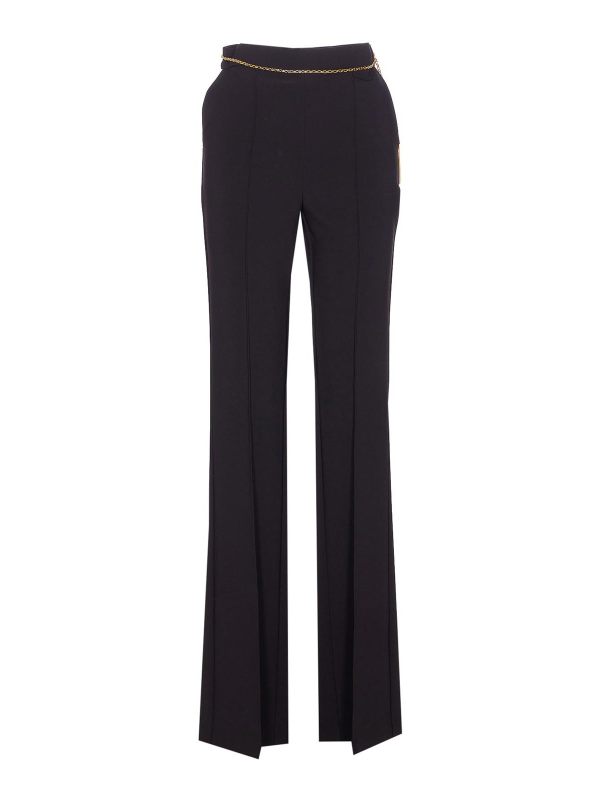 Elisabetta Franchi Pantalons Décontractés - Noir