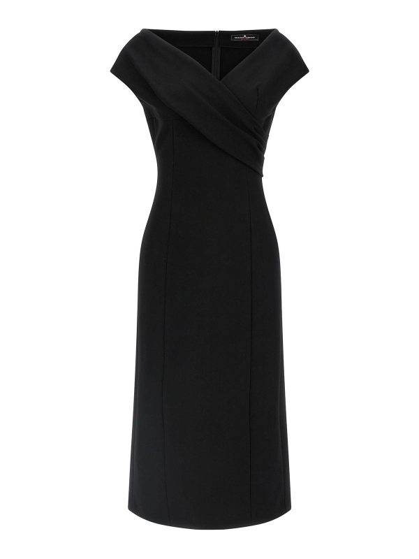 Ermanno Scervino Robe Au Genou - Noir