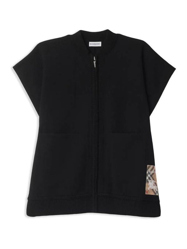 Burberry Pull Col Rond - Noir