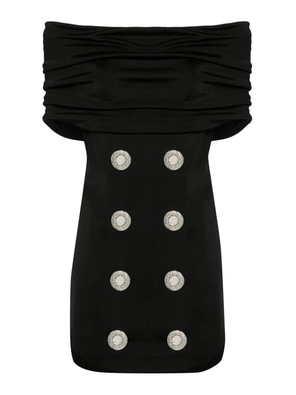 Balmain Robe Courte - Noir