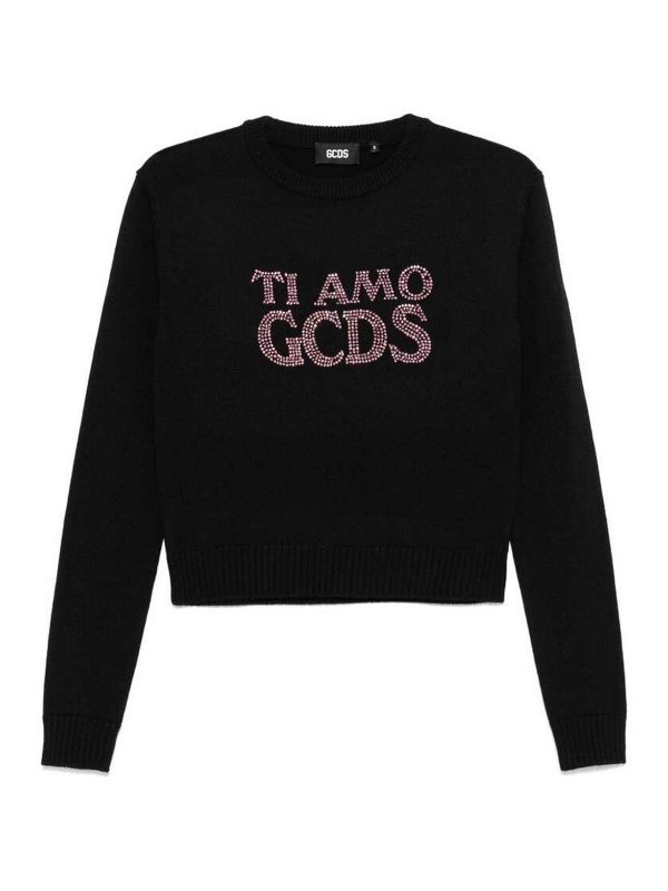 Gcds Pull Col Rond - Noir