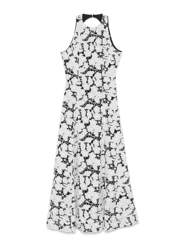 Rotate Birger Christensen Robe Au Genou - Blanc