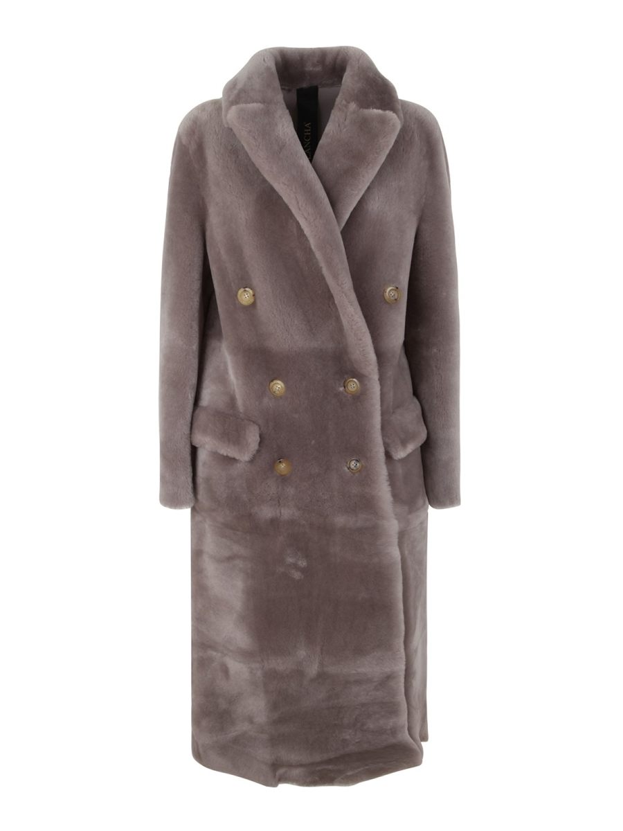 Blancha Manteau Court - Gris