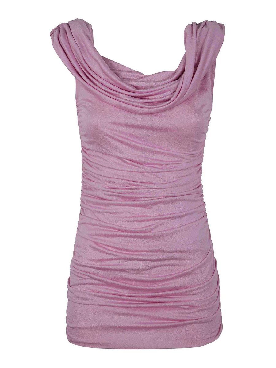 Blumarine Robe Au Genou - Rose