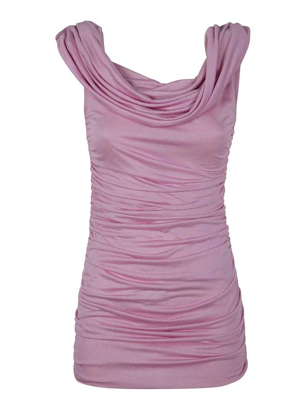 Blumarine Robe Au Genou - Rose