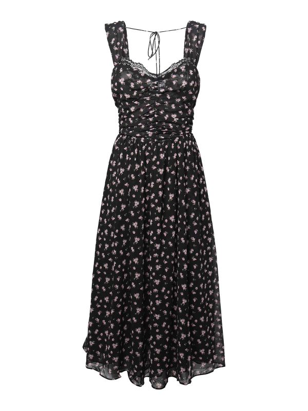 For Love & Lemons Robe Au Genou - Noir