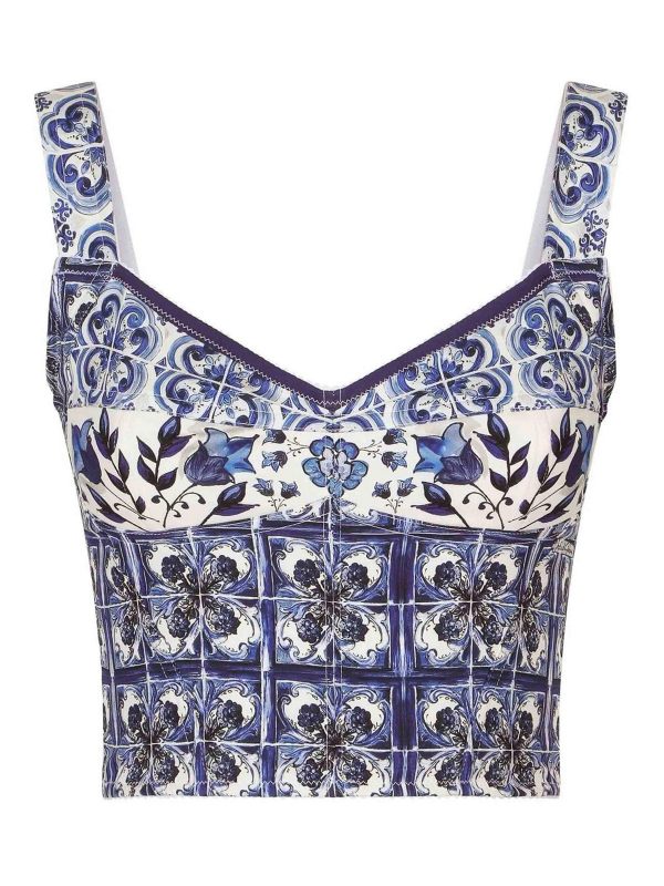 Dolce & Gabbana Top - Bleu