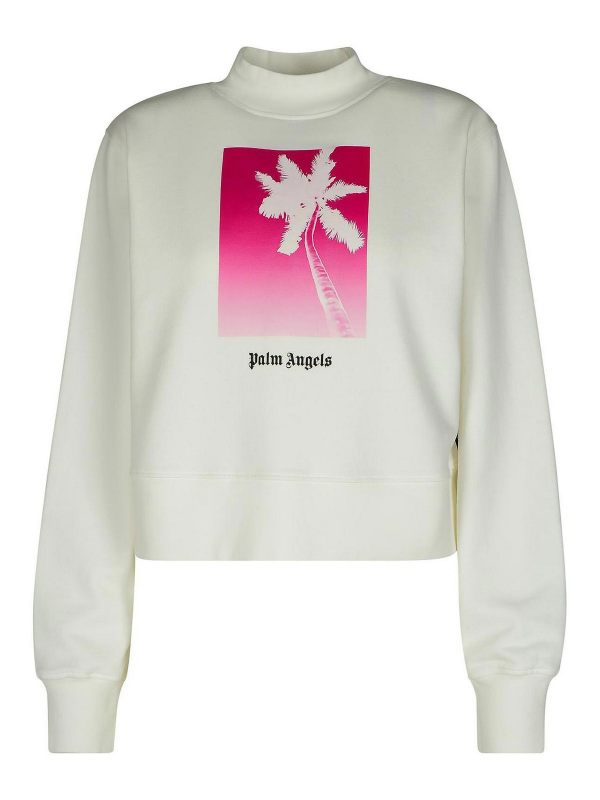 Palm Angels Sweat-Shirts - Blanc