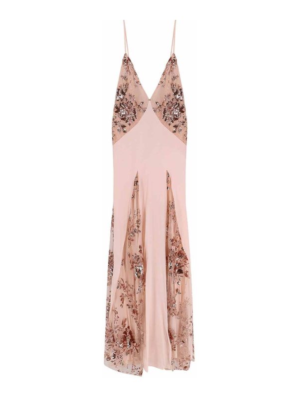 Elisabetta Franchi Robe Au Genou - Couleur Chair