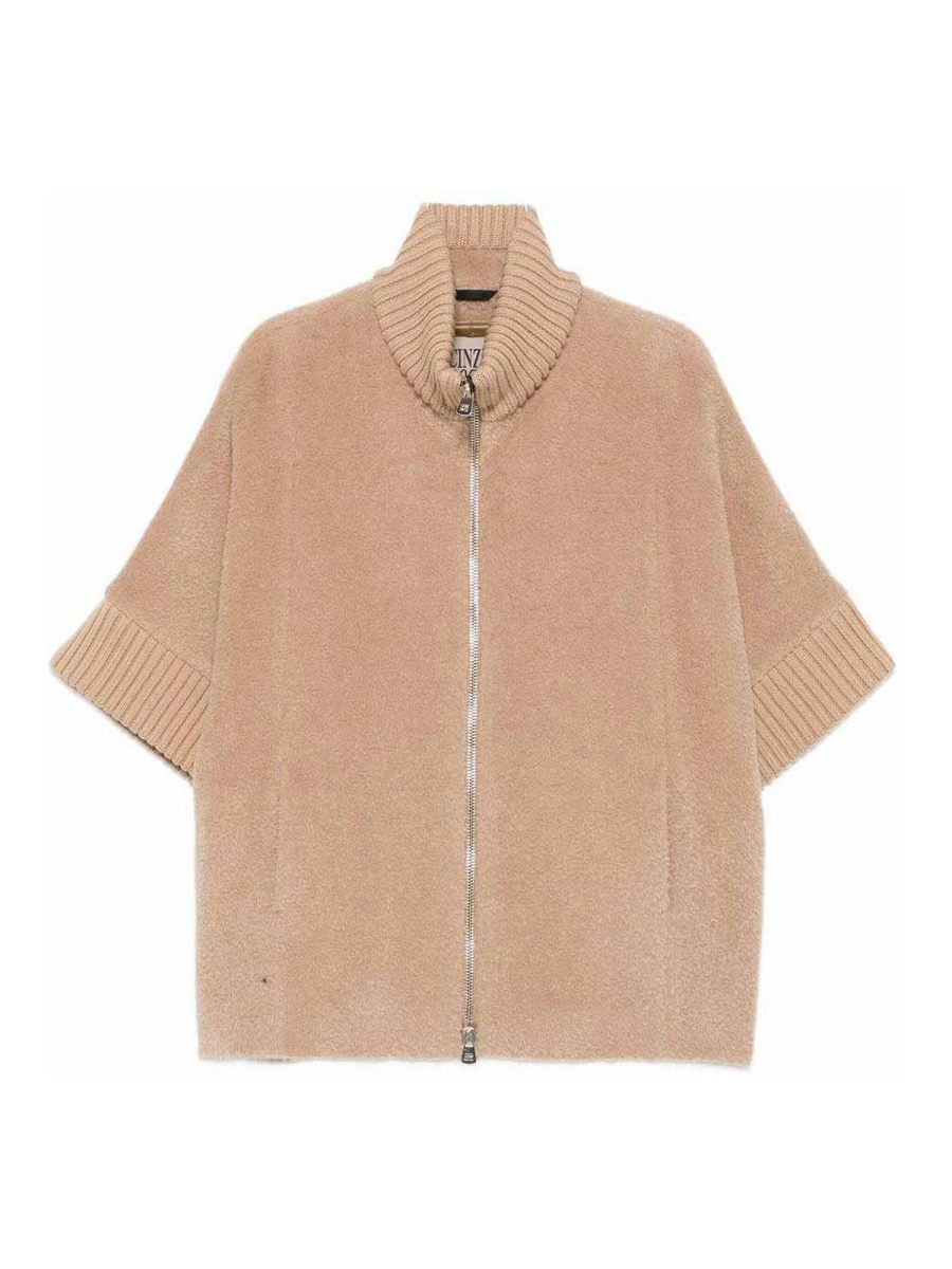 Cinzia Rocca Manteau Au Genou - Beige