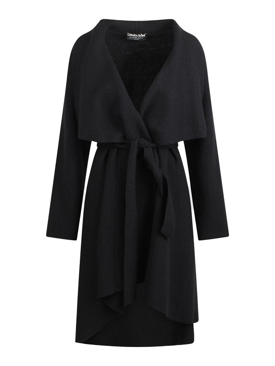 Chiara Boni La Petite Robe Manteau Court - Noir