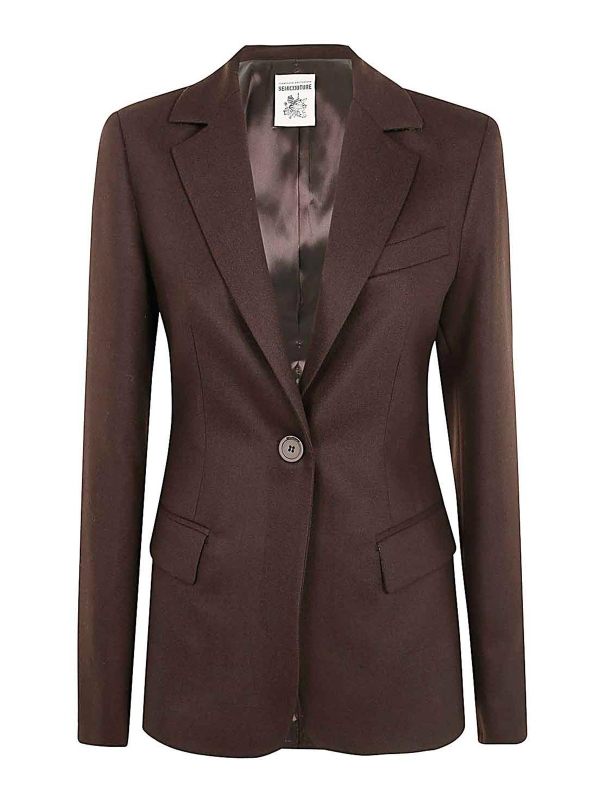 Semicouture Veste Casual - Marron