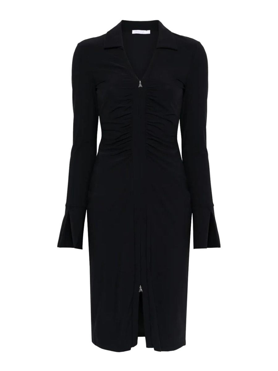 Patrizia Pepe Robe Au Genou - Noir