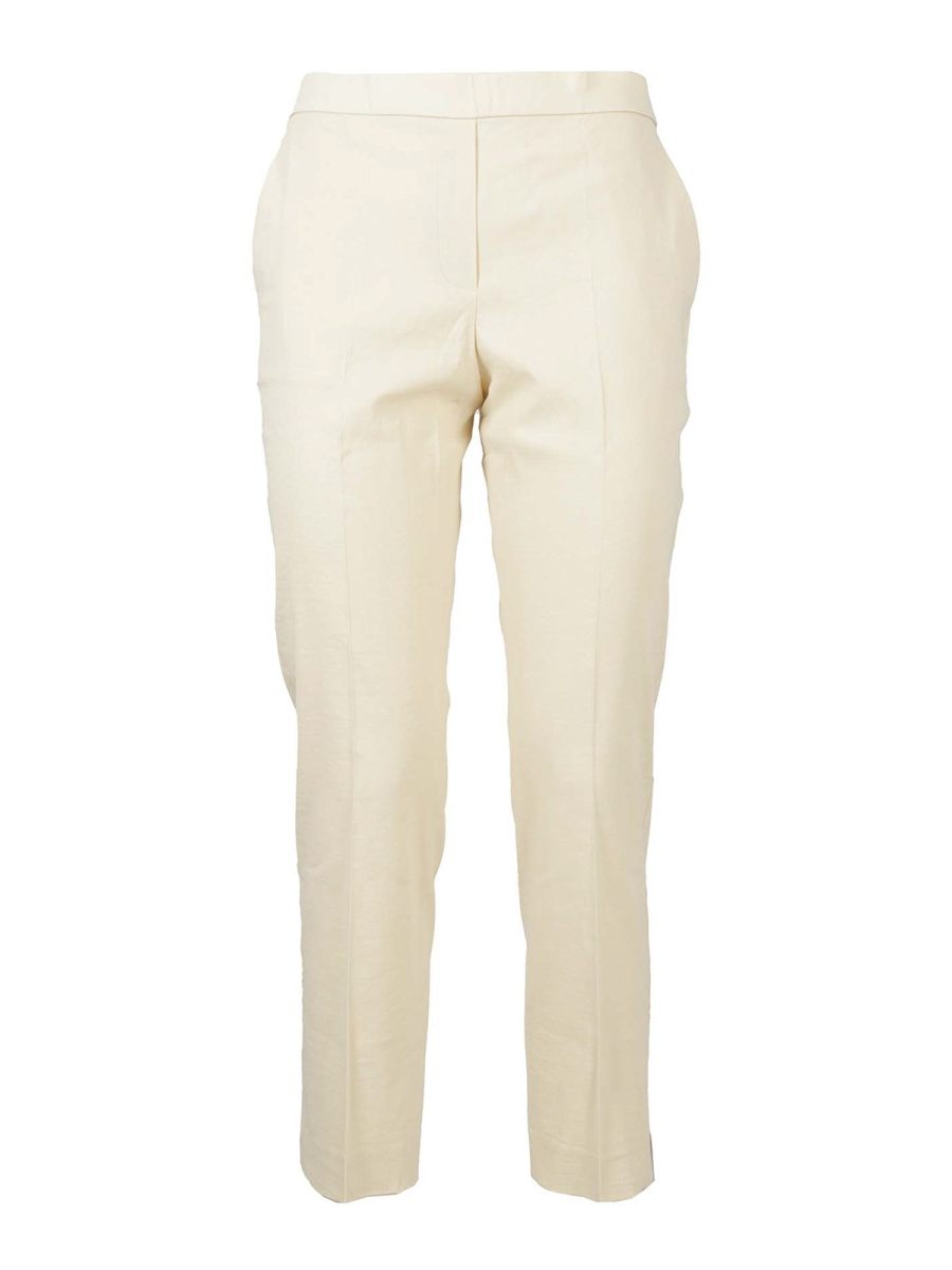 Theory Pantalons Décontractés - Crème