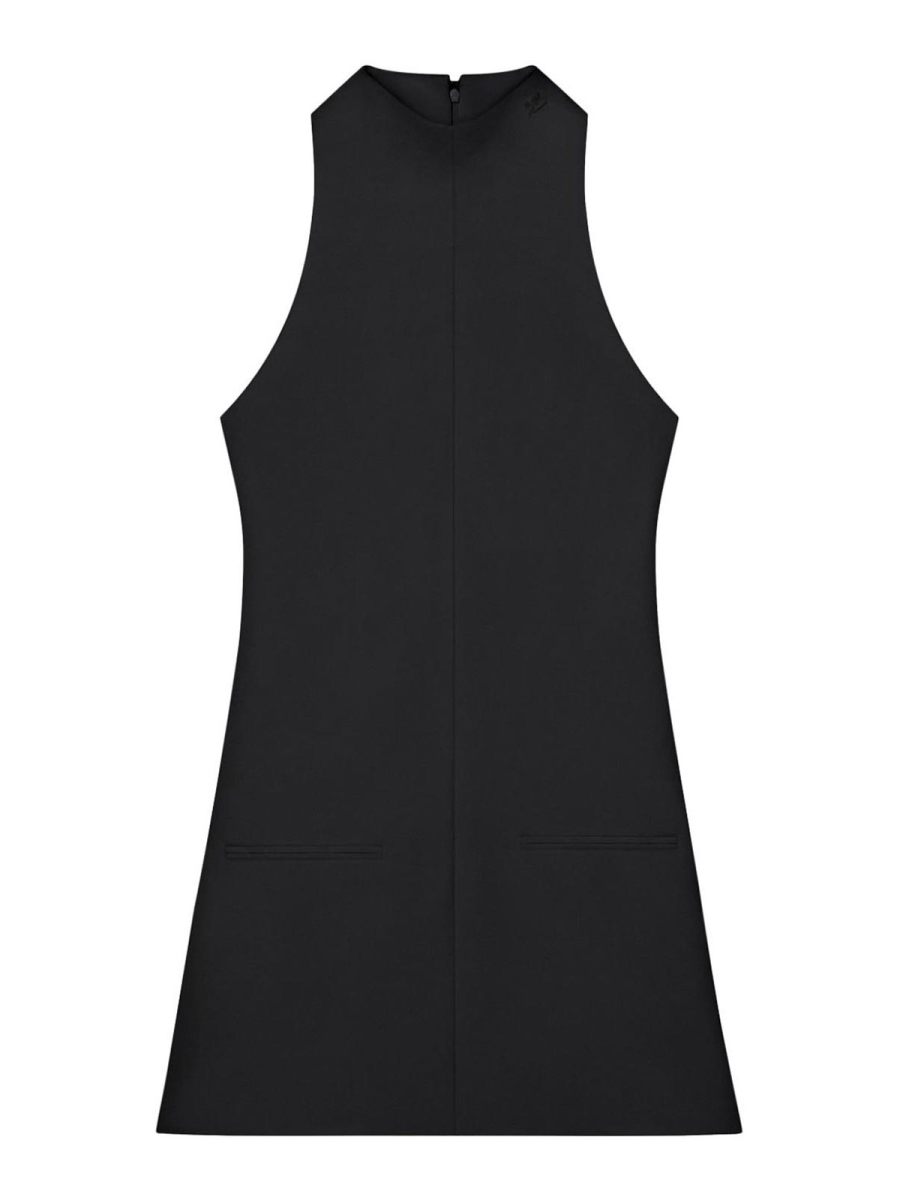 Courreges Robe Courte - Noir