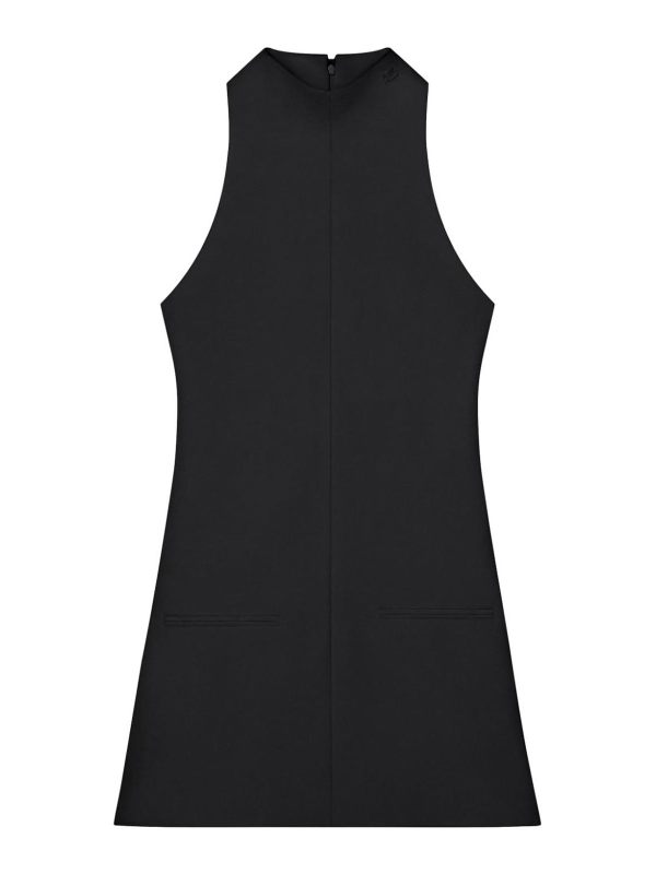 Courreges Robe Courte - Noir