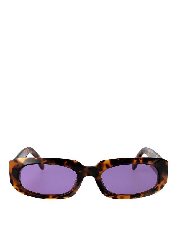 Palm Angels Lunettes De Soleil - Marron