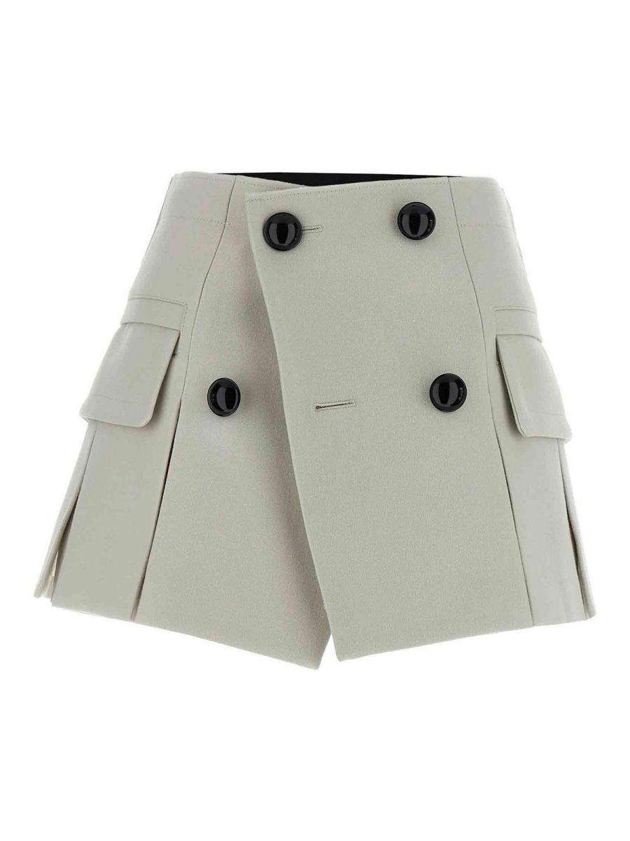 Sacai Robe Courte - Gris