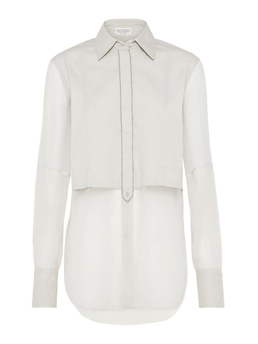 Brunello Cucinelli Chemise - Gris