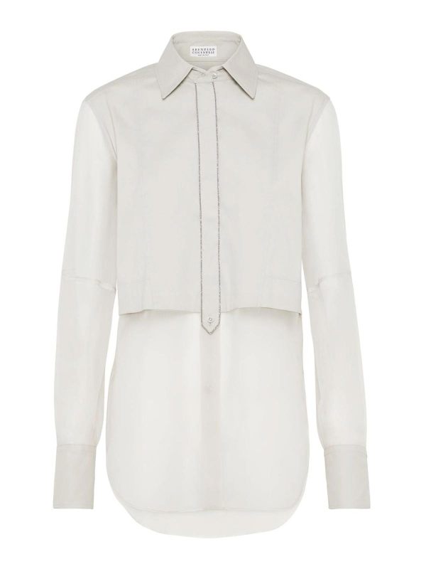 Brunello Cucinelli Chemise - Gris