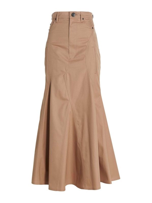 Burberry Jupe Longue - Beige